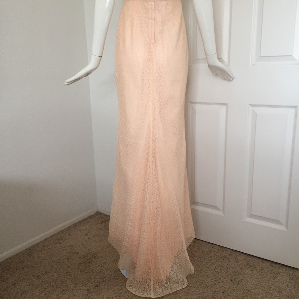 Jill Stuart pink lace maxi dress - Picture 4 of 8